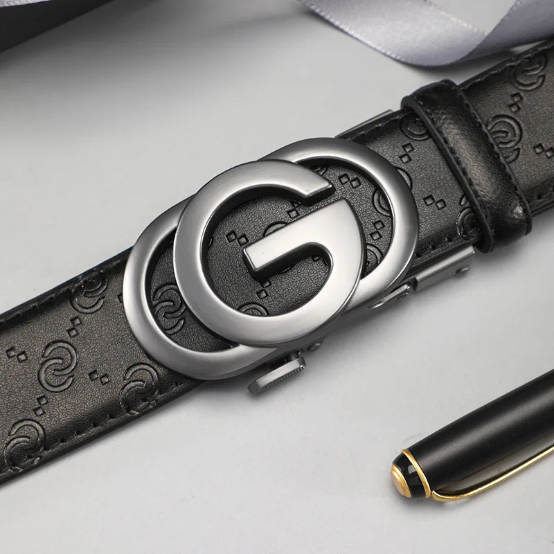 Luxury belts for men Genuine leather belts Alloy buckle automatic belt Men's fashion designer belts Jeans waistband