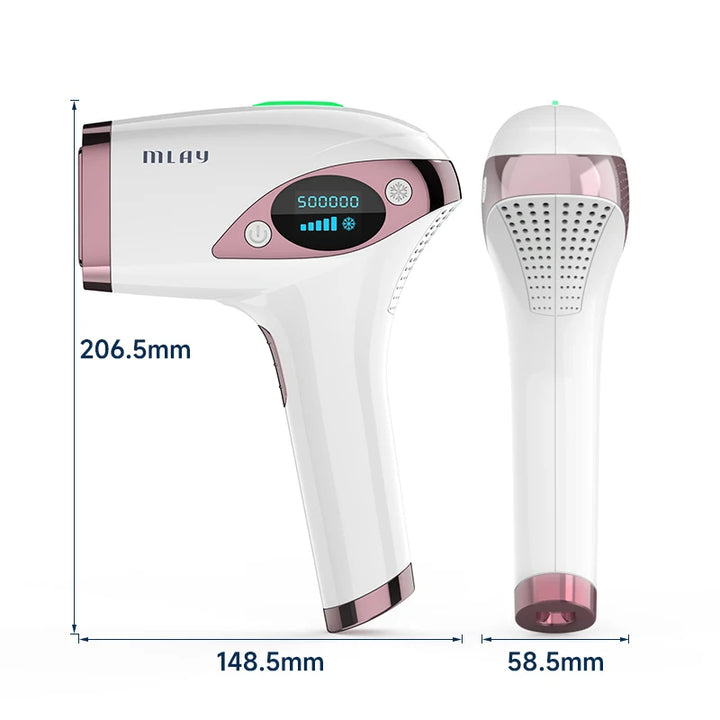 MLAY T4 IPL Laser Hair Removal Machine Ice Cool Permanent Face Body Bikini Epilator With 500000 Shots For Women Men Home Use