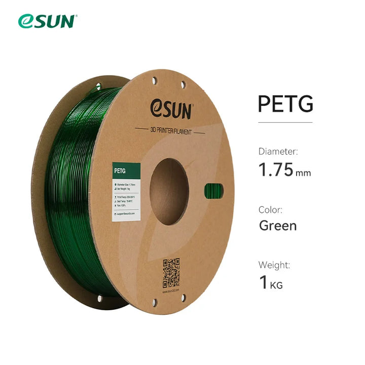 eSUN 3D Printer Filament PETG 1.75mm 1kg/2.2lbs Plastic Filament Consumables PETG 3D Printing Material for 3D Printer