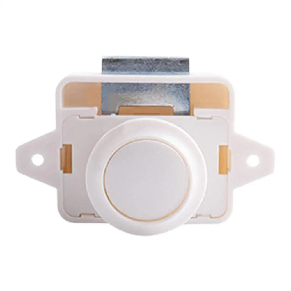 Camping Car Push Lock RV Caravan Boat Motor Home Cabinet Drawer Latch Button Locks Keyless Furniture Door Lock Hardware