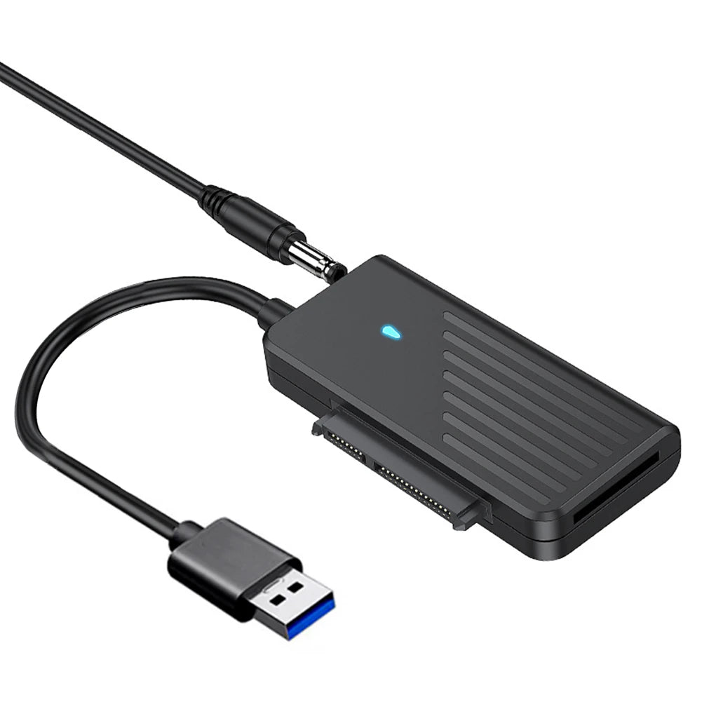 SATA to USB3.0 Adapter 5Gbps 2.5/3.5 Inch USB to SATA Adapter SSD Hard Disk Adapter M.2 NGFF Solid State Converter for Laptop PC