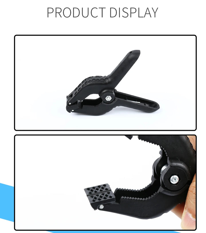 12Pcs Muslin Clamps Background Stand Clip Photography Heavy Duty 6CM Photo Booth Fixed Backdrop Muslin & Green Screen