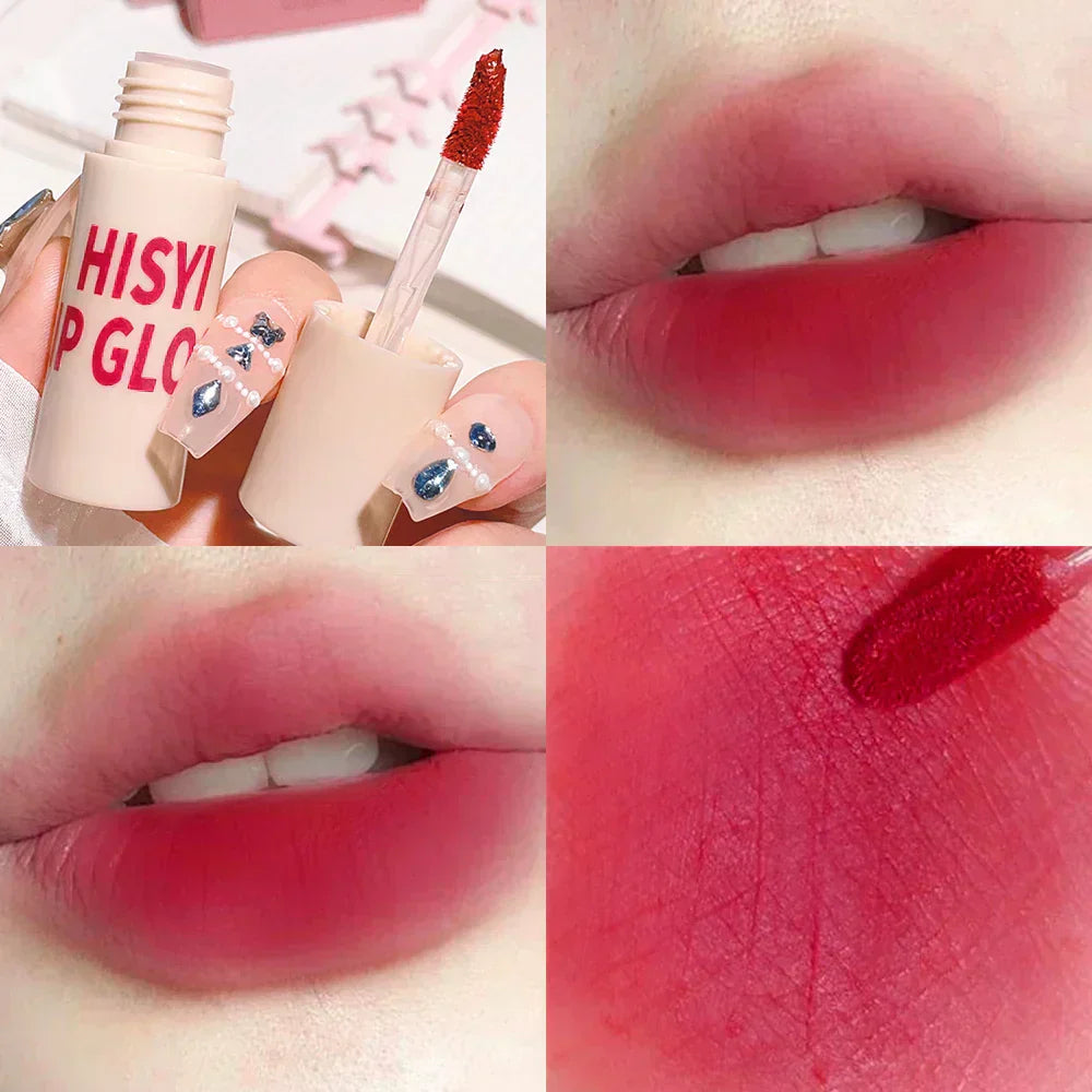 6-Color Matte Velvet Lip Glaze