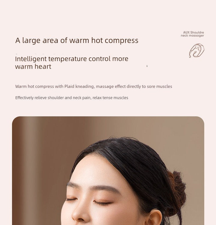 Ox Neck Massager Genuine Goods Back Waist Shoulder Spine Neck Kneading Handy Gadget Trapezius Massage Instrument