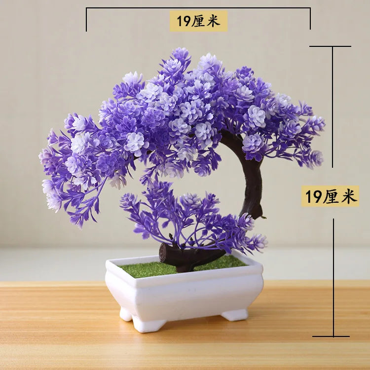 Mini Artificial Bonsai Tree Decoration