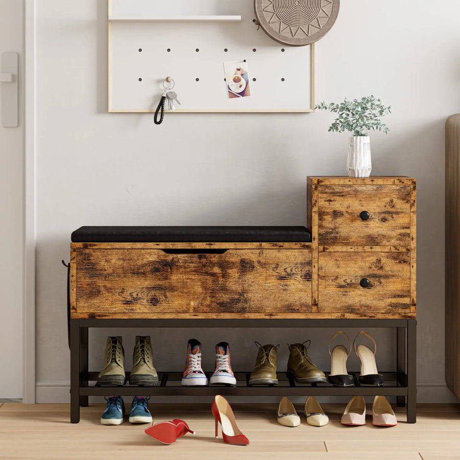 Entryway Bench Shoe Storage