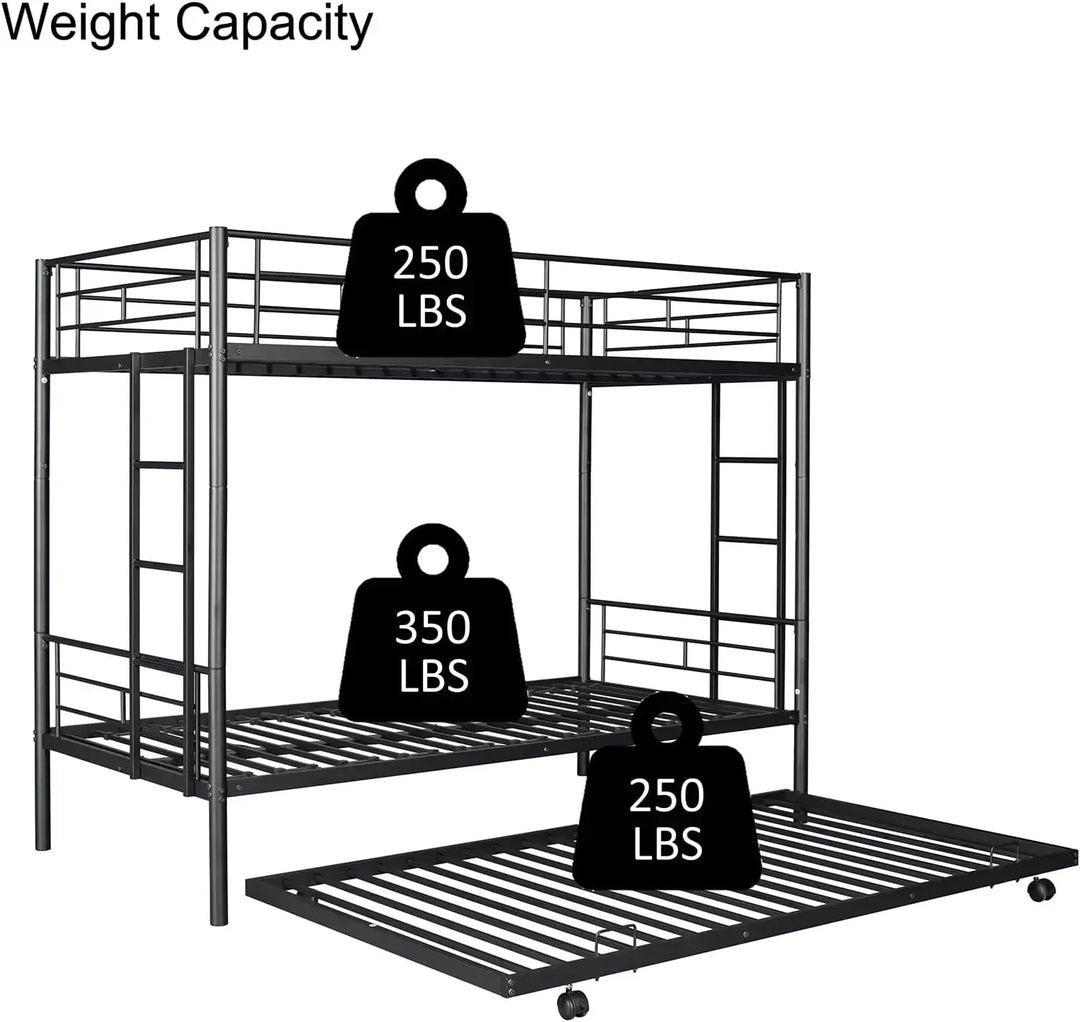Twin Over Twin Bunk with Trundle