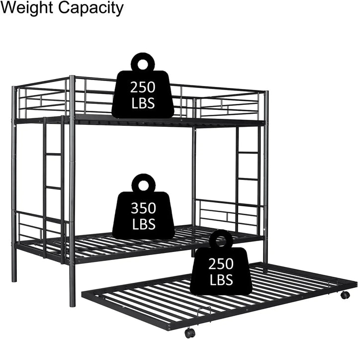Twin Over Twin Bunk with Trundle