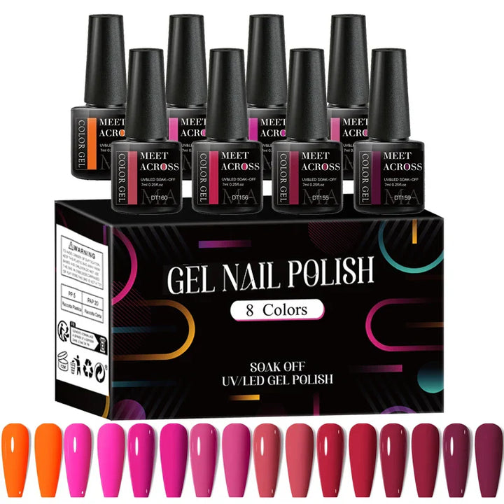 Fluorescent Summer Gel Set