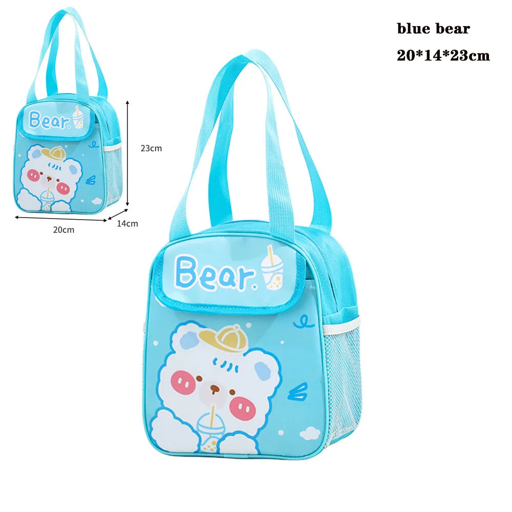Thermal Bag Food Storage bag Student lunchbox cool bag for Children Food Container for Kids School small Thermal Lunch food Bag