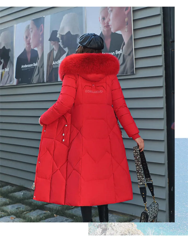 2024 New Autumn Winter Coat Women Thicken Warm Oversized Hoodies Casual Loose Korean Autumn Winter Fashion  Cotton Parkas Coat