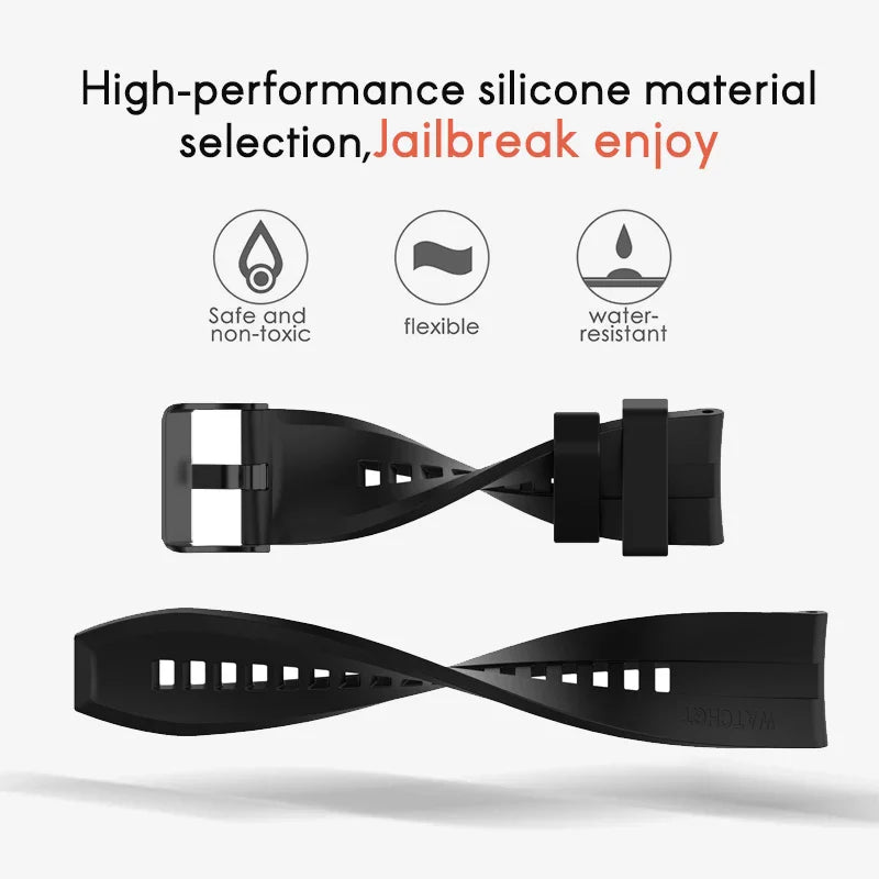 Silicone 22mm strap For Huawei GT 2 3 4 46mm WristStrap For Huawei Watch3 GT4 GT2 Pro GT2e Magic2 Bracelet Football Pattern Band