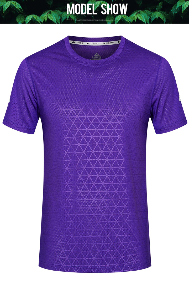 Gym Shirts Men Trainning Run Football Jerseys Workout Causal 3D Print Quick Drying Tee Compression Summer New Fashion  T Shirts