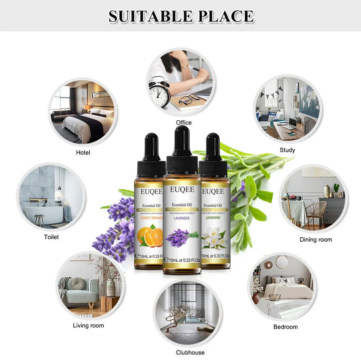 Unisex EUQEE 10ml Natural Essential Oil