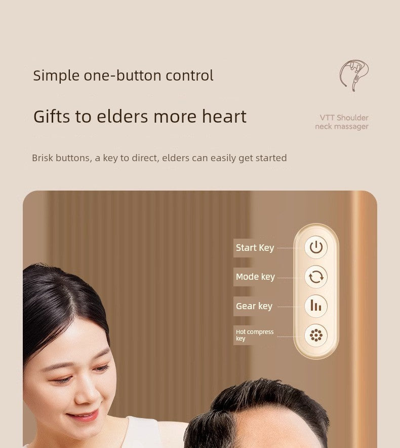 Mini Shoulder and Neck Massage Instrument Trapezoid Muscle Waist Back Neck Waist Back Neck Shoulder Neck Massager Acupuncture Massage