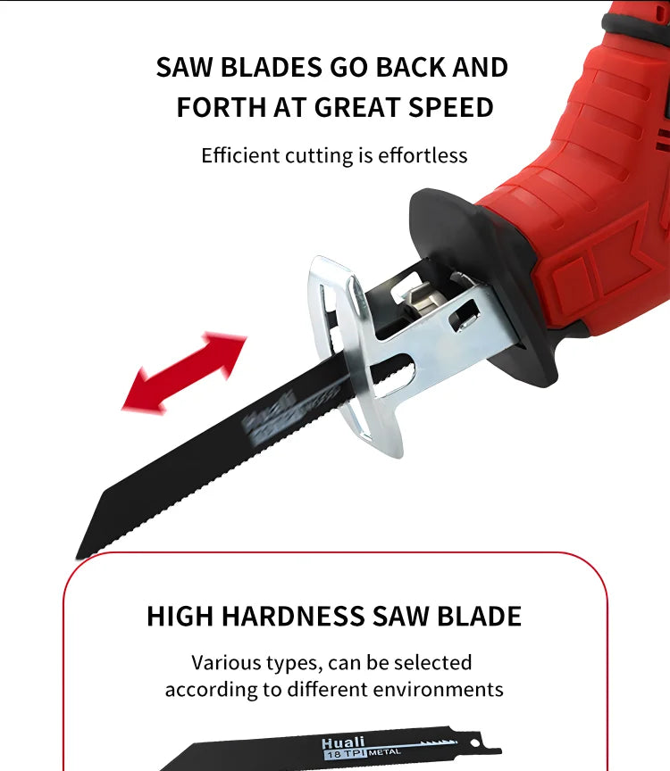 Milwaukee Electric Saw Cordless Multifunction Saw Metal Wood Cutting m18 Battery Saber Saw Portable 3000RPM Saber Saw Power Tool
