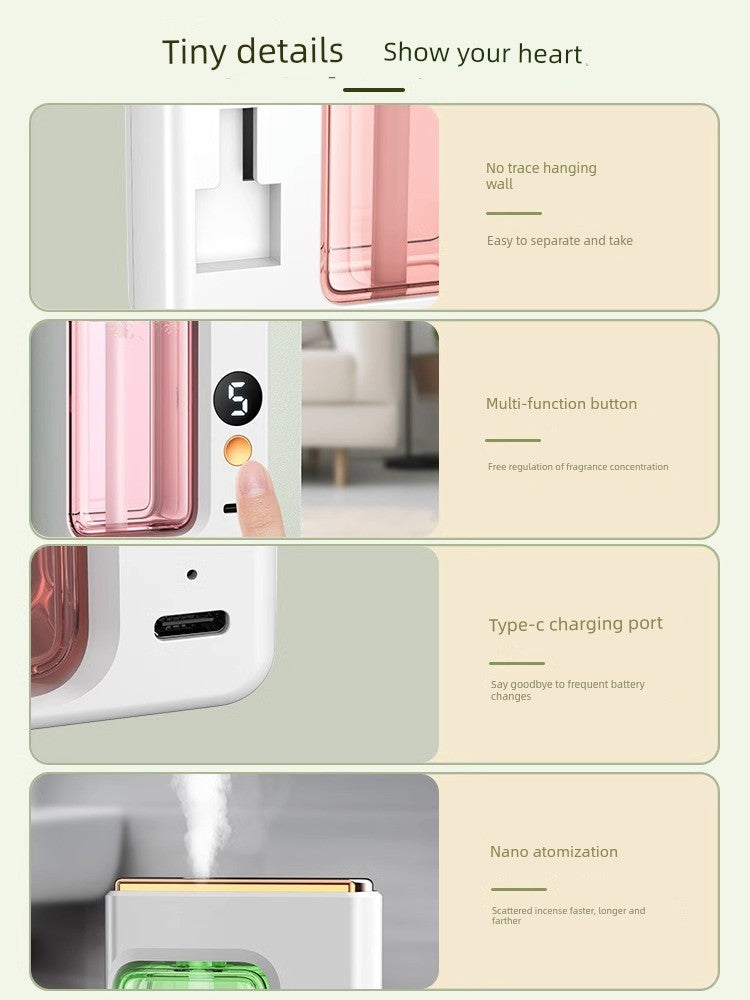 Aroma Diffuser Automatic Fragrance For Home Indoor Lasting Fragrance Spray Used in Bedroom Air Freshing Agent Toilet Fantastic Deodorant