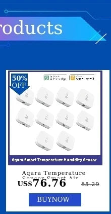 Aqara Temperature Humidity Sensor Zigbee Smart Air Pressure Environment Smart Control Smart Home For Xiaomi Mi home Homekit App