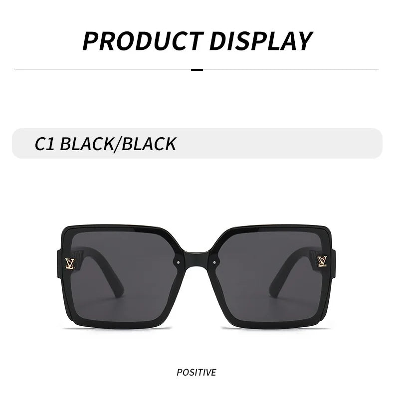 New Classic Fashion Sunglasses Women Luxury Glamour Men Brand Glasses Square Stylish Unisex UV400 Shades