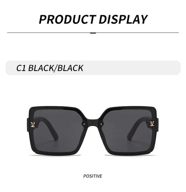 New Classic Fashion Sunglasses Women Luxury Glamour Men Brand Glasses Square Stylish Unisex UV400 Shades