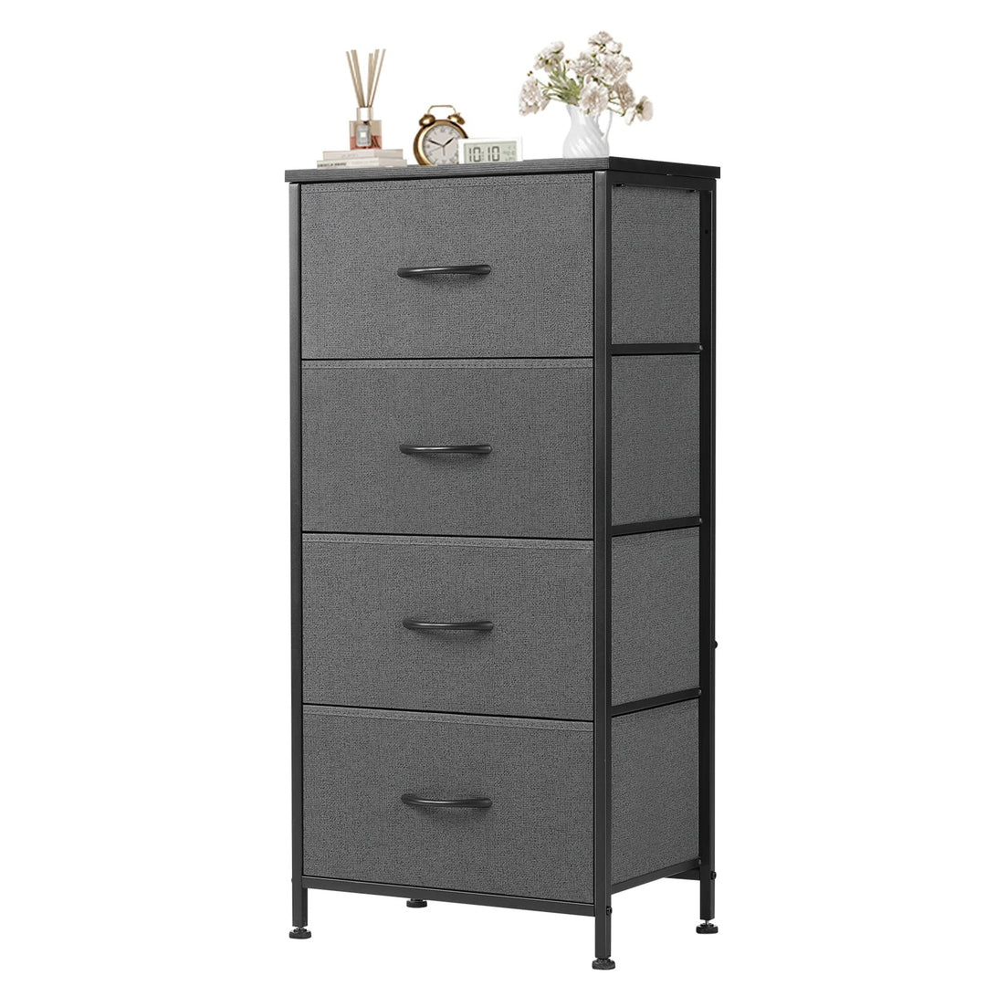 Dresser with 4 Fabric Drawers
