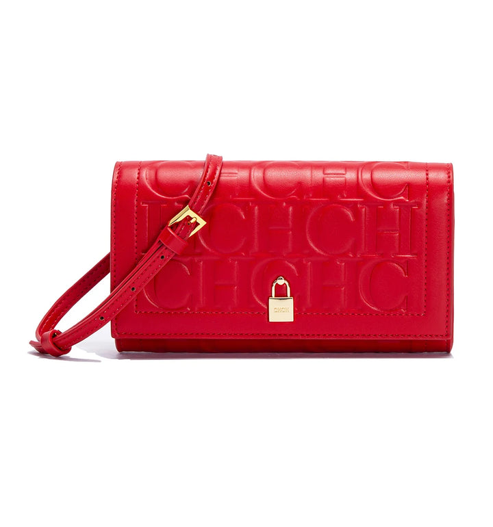 CHCH Women's Shoulder Bag 2024 Brand New Flip Letter Embossed Crossbody Bag