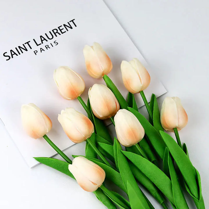 5 Bundles Real Touch Artificial Tulips