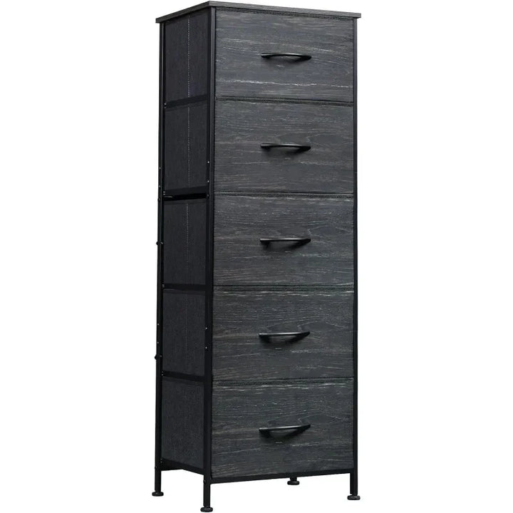 Tall Dresser with Steel Frame