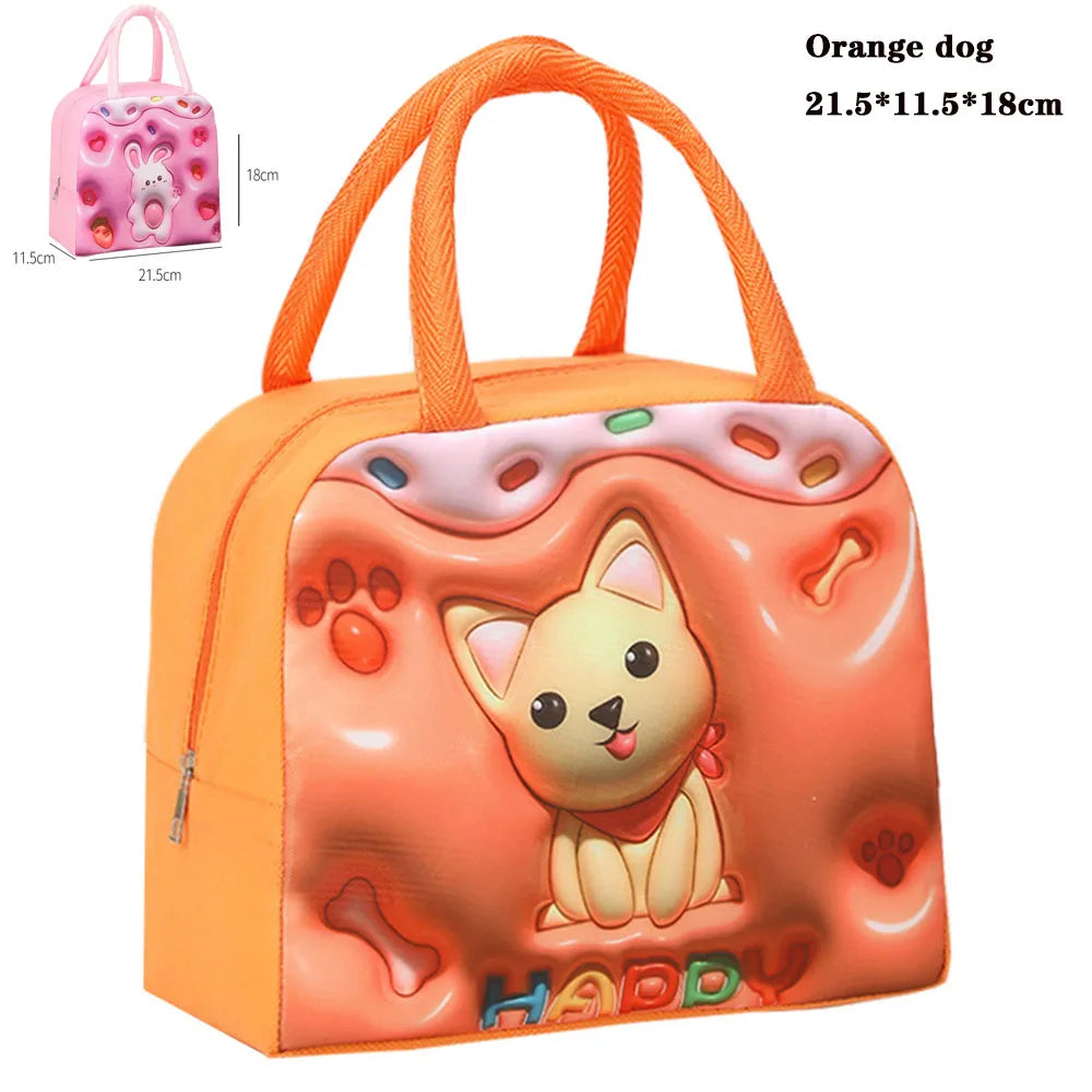 Thermal Bag Food Storage bag Student lunchbox cool bag for Children Food Container for Kids School small Thermal Lunch food Bag