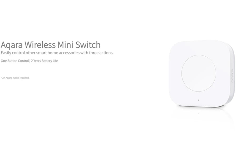 Aqara Sensor Smart Wireless Mini Switch Zigbee One Key Control Button for Homekit Xiaomi Mihome Smart Home Security