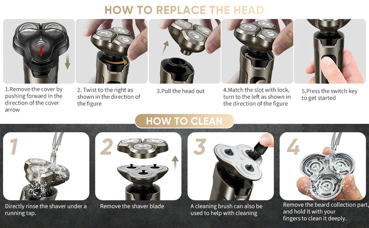 Sejoy Electric Hair Clipper for Men  5 in 1 Electric Nose Hair Trimmer Professional Cutting Machine Rechargalbe