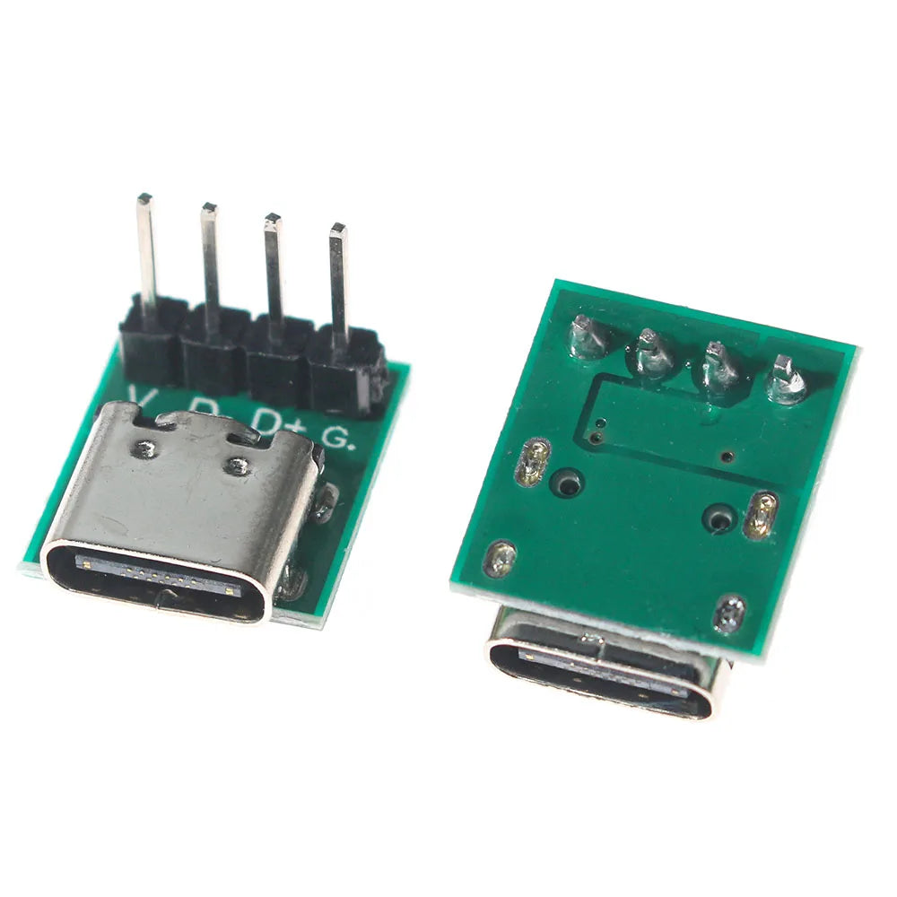 10PCS TYPE-C DIY USB PCB board double-sided USB3.1 16P PCB electronic Test board
