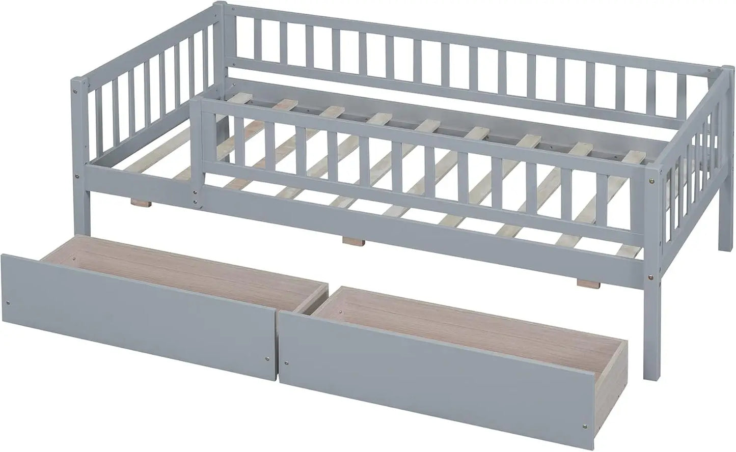 Twin Kids Bed with Storage