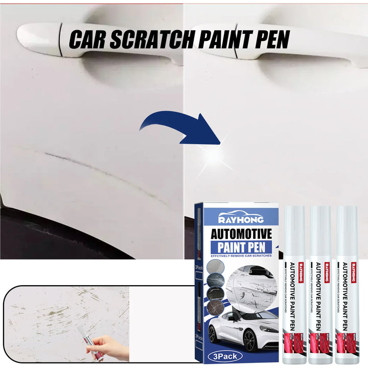 RAYHONG 3pcs Paint For Cars Paint Scratch Repair Waterproof Auto Scratch Remover Pen Black/White Car Paint Pen