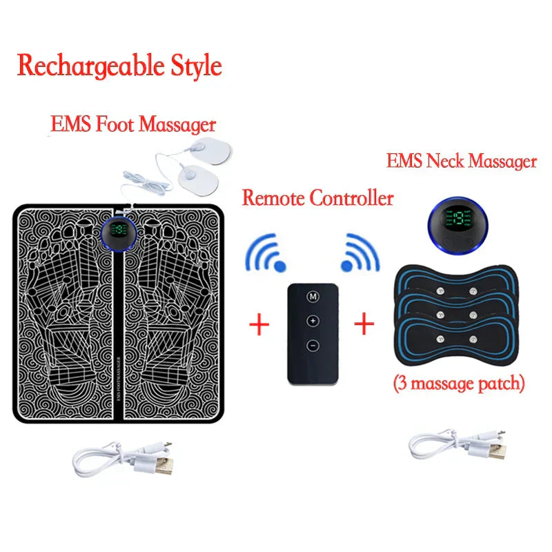 Premium Remote EMS Foot Massager