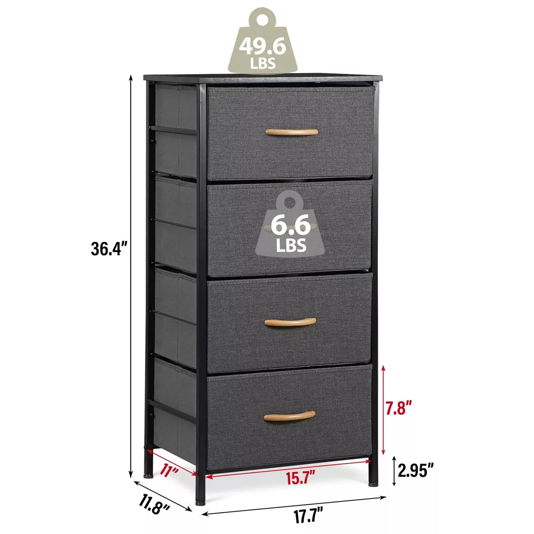 Vertical Dresser with 4 Drawers