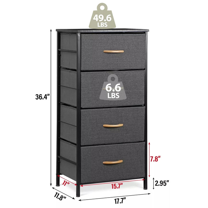 Vertical Dresser with 4 Drawers