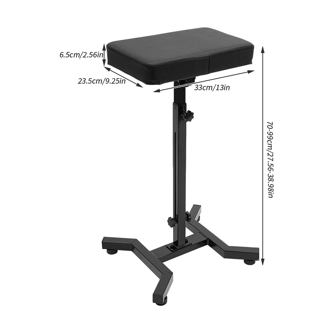 Professional Tattoo Armrest Stand 27.56-38.98inch Height Adjustable, 340° Rotating Arm Rest Tattoo Stand for Salon Studio Home