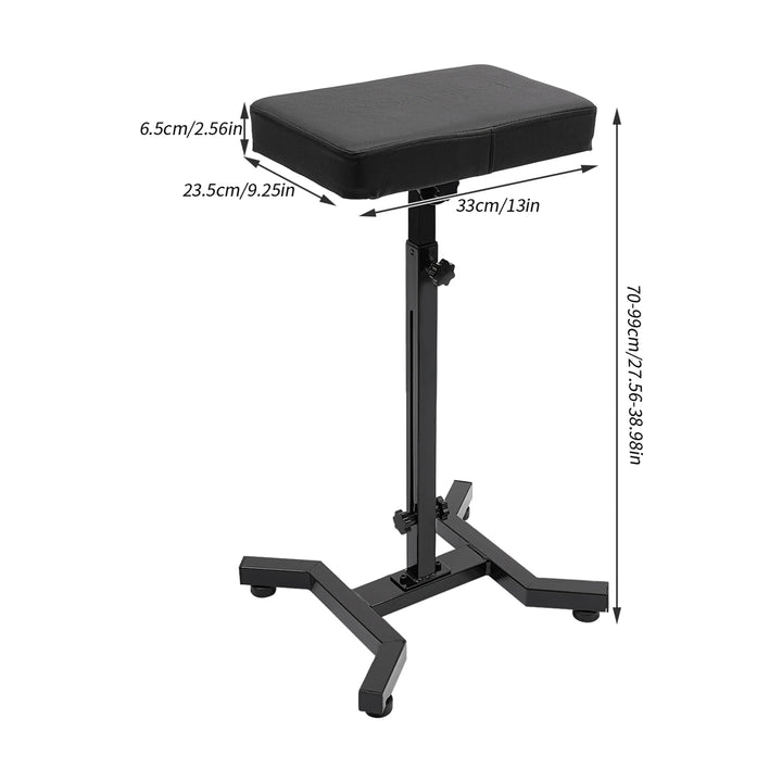 Professional Tattoo Armrest Stand 27.56-38.98inch Height Adjustable, 340° Rotating Arm Rest Tattoo Stand for Salon Studio Home