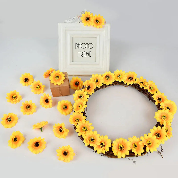 Mini Artificial Sunflower Heads