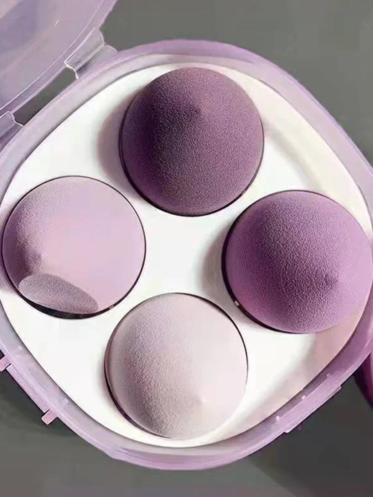 4PCS Wet & Dry Makeup Sponge Set