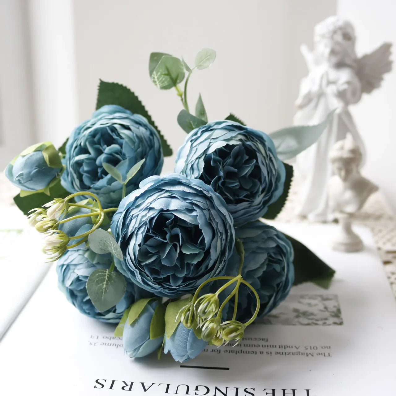 Artificial Peony Rose Bouquet