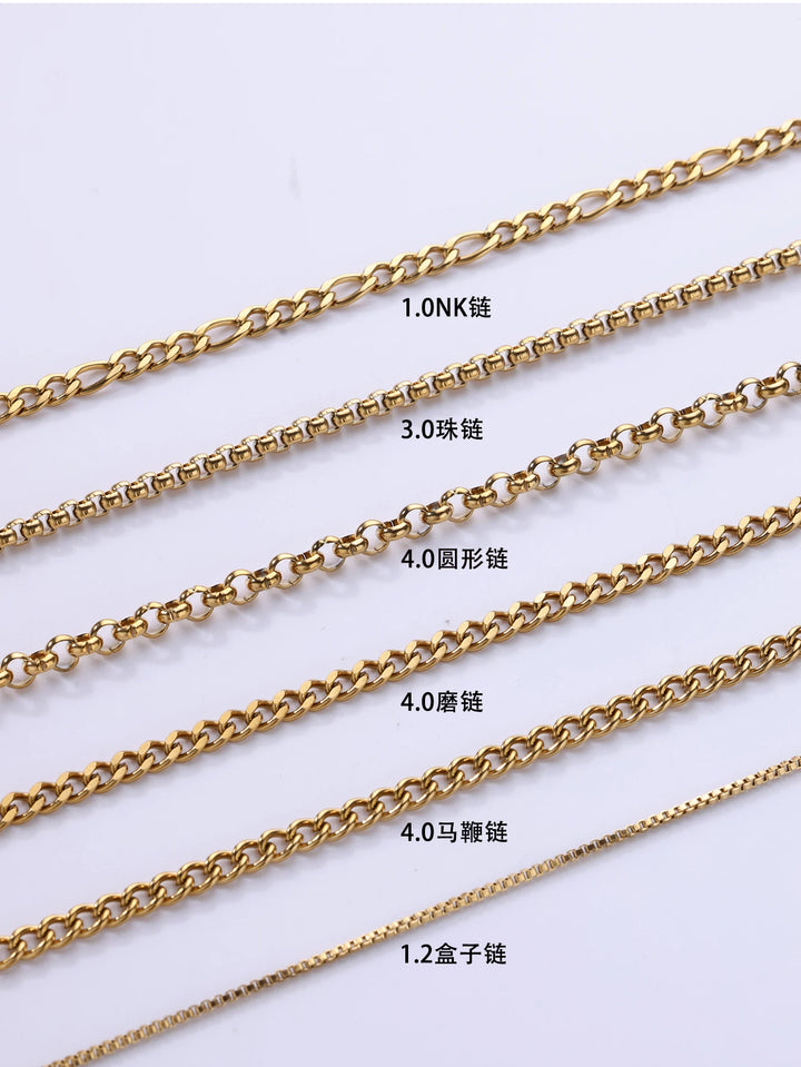 Personalized Custom Brand Logo Necklaces Pendants Chain Stainles Steel Engraved Picture Handwritten Letter Name Jewelry Gifts