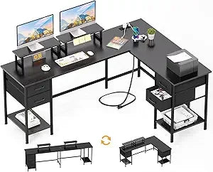 L-Shaped Home Office Desk