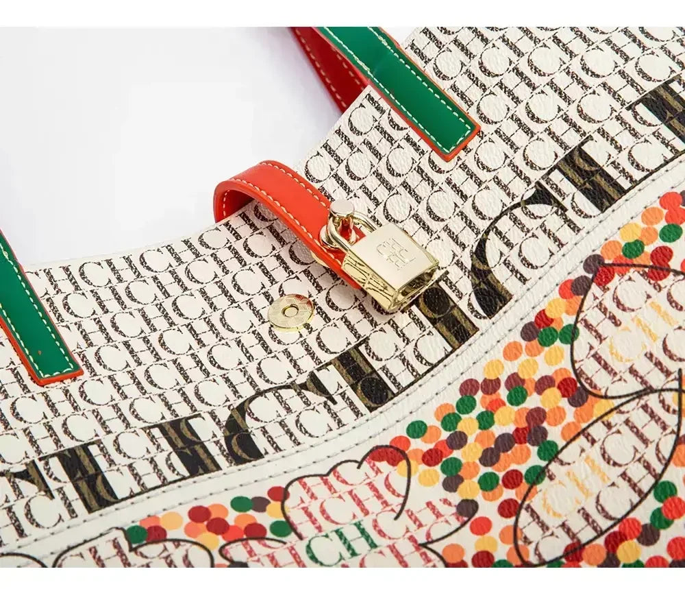 CH High Quality Letter Print Premium Feeling Clutch Bag Versatile Shoulder Bag Niche Design Luxury Brand Fashion Crossbody