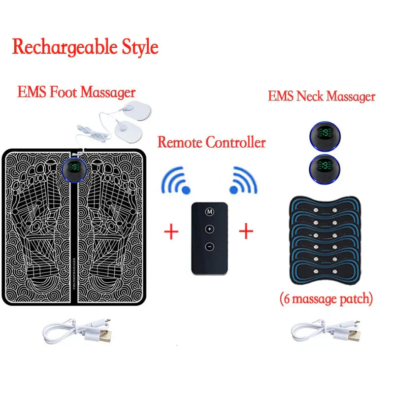 Premium Remote EMS Foot Massager