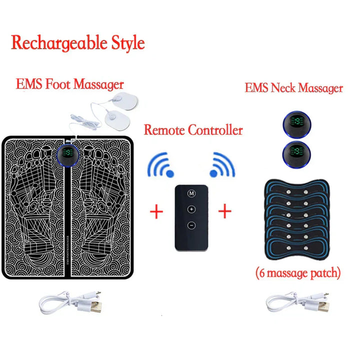 Premium Remote EMS Foot Massager