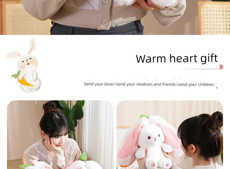 Pacify Transformation Girl Gift Sleep Hug Strawberry Rabbit