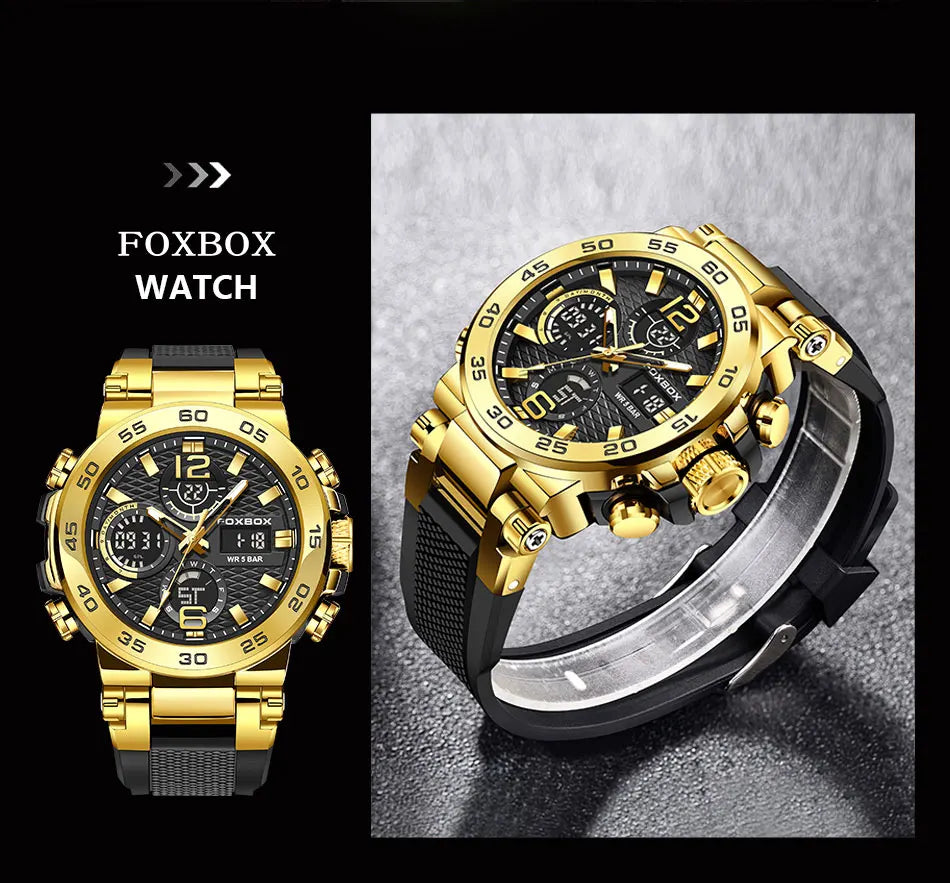 LIGE Luxury LED Display Men Wristwatches Fashion Luminous Sport Man Watch Waterproof Calendar Quartz Watch Mens Montres Hommes
