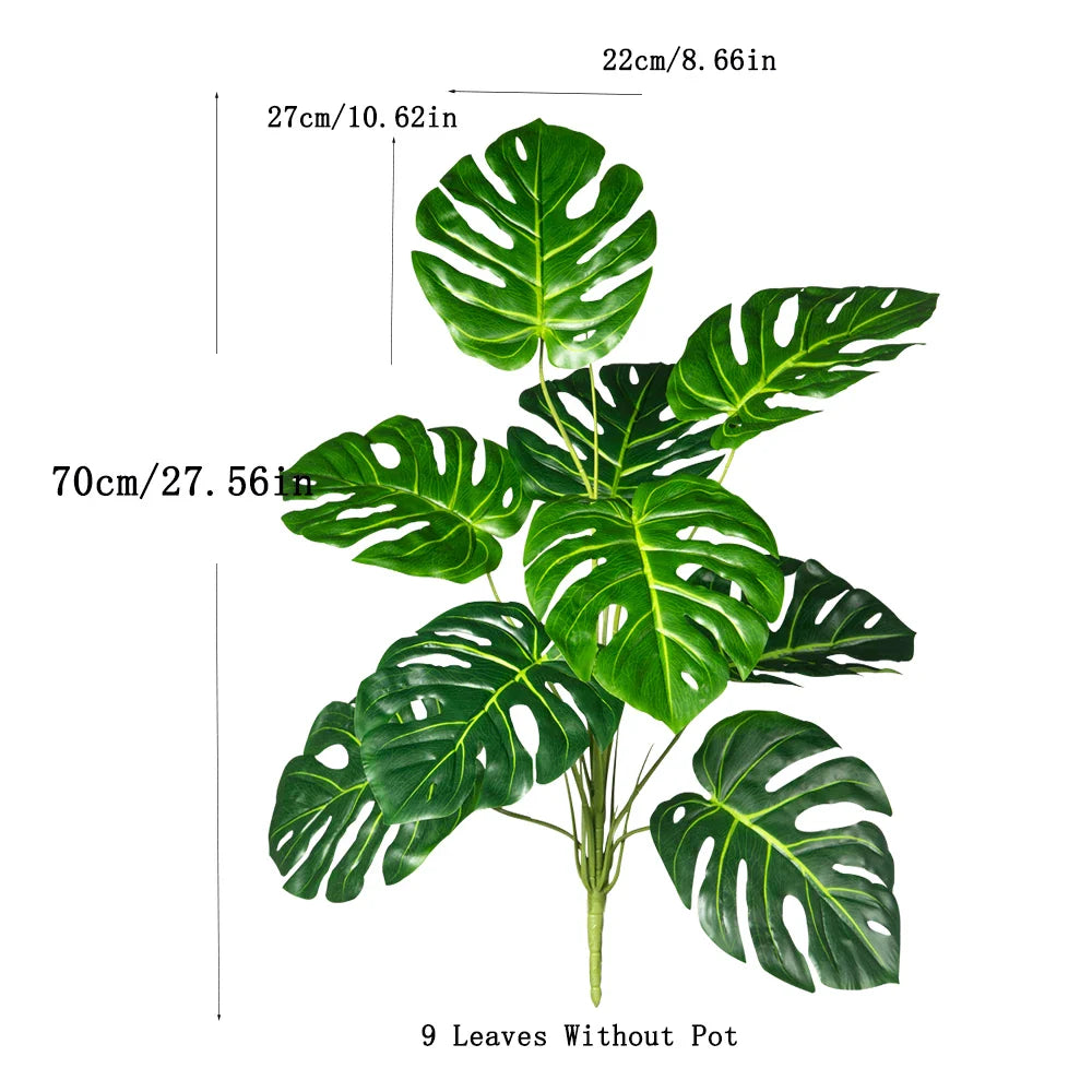 Artificial Monstera Tree Tropical Décor